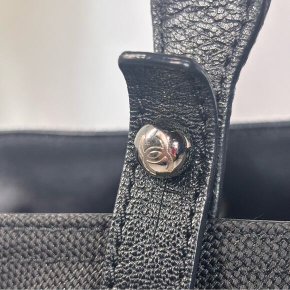 Chanel Black Quilted Paris Biarritz Tote Bag GM✨ - Picture 10 of 13